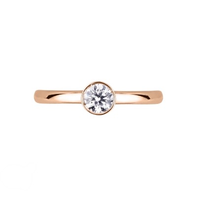 Monture solitaire enchâssée