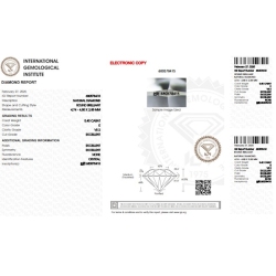 Diamant Certifié IGI 0.40CT E VS2 2