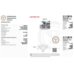 Diamante certificado IGI 0.41CT F VS2 2