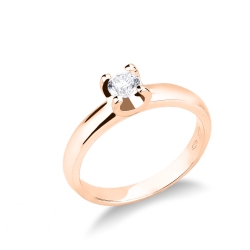 Monture solitaire linéaire à quatre griffes 2