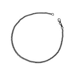 Bracelet pour femme de style fantaisie en or noir 18k