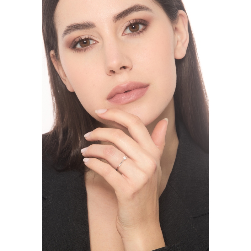 Bague de fiançailles Femme diamant 0,15 ct  Bague de fiançailles Femme diamant 0,15 ct