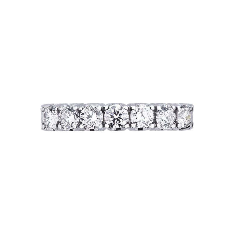 Alliance demi-tour 7 diamants 0.80 ct Alliance demi-tour 7 diamants 0.80 ct