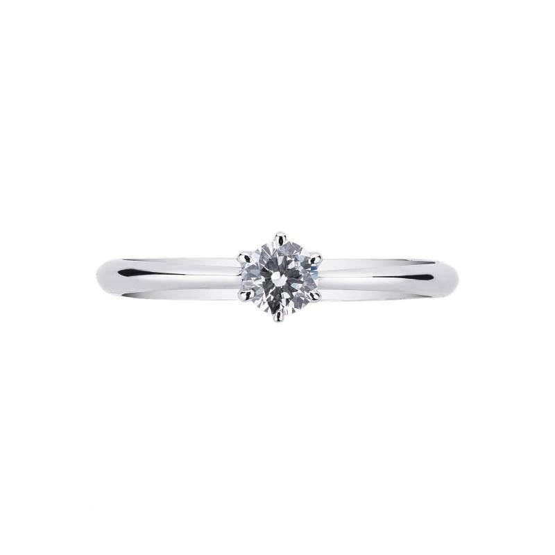 Bague solitaire en diamant 0.30 ct or blanc 18k Bague solitaire en diamant 0.30 ct or blanc 18k