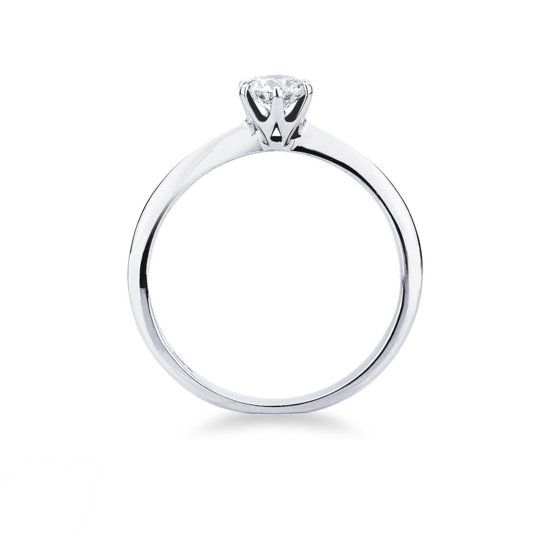 Solitaire or blanc 18k diamant 0.40 ct  Solitaire or blanc 18k diamant 0.40 ct