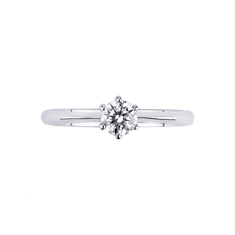 Solitaire or blanc 18k diamant 0.40 ct  Solitaire or blanc 18k diamant 0.40 ct