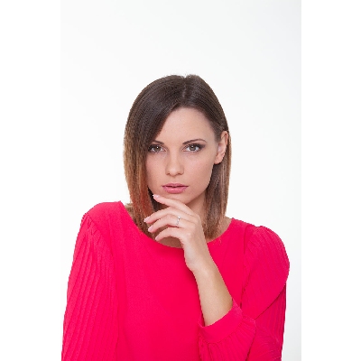 Solitaire en or blanc 18k avec diamant 0.30 ct