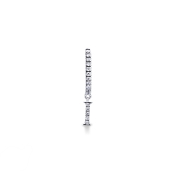 Pendentif personnalisé lettre I en diamants