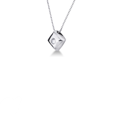 Point lumineux diamant en or 18 kt