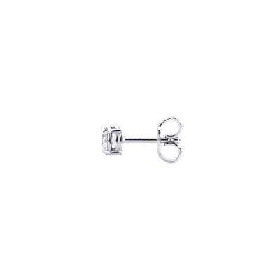 Mono boucle d oreille avec quatre griffes et un diamant