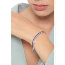 Bracelet saphirs bleu diamants homme et femme unisex 2