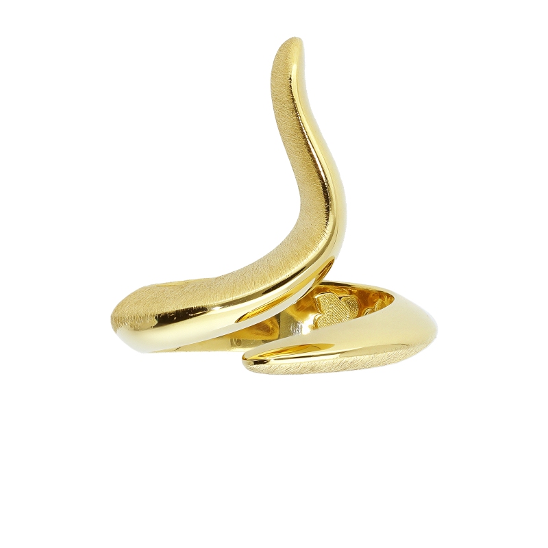 Bague serpent en or jaune 18K Bague serpent en or jaune 18K