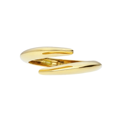 Bague Toi et Moi en or jaune 18k