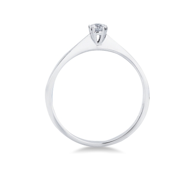 Bague de fiançailles Femme diamant 0,15 ct 
