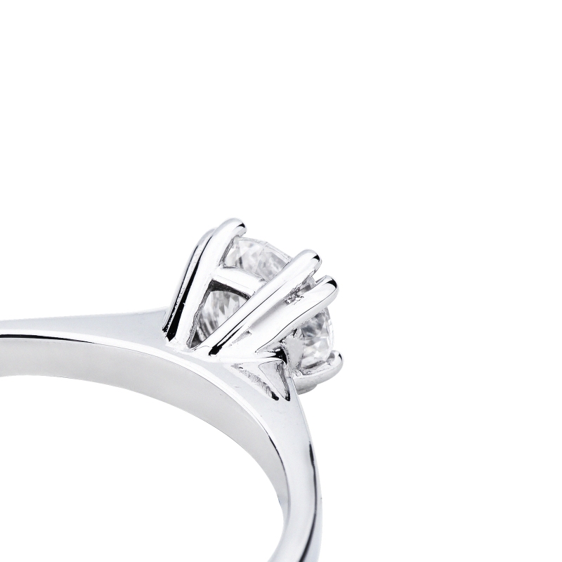 Bague diamant 0,50 ct  solitaire en or blanc 18k  Bague diamant 0,50 ct  solitaire en or blanc 18k