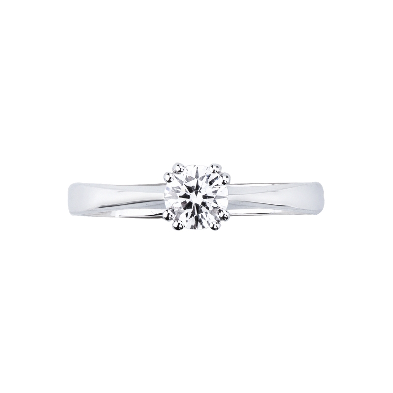 Bague diamant 0,50 ct  solitaire en or blanc 18k  Bague diamant 0,50 ct  solitaire en or blanc 18k