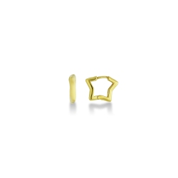 Boucles d’oreilles étoiles en or jaune 18k