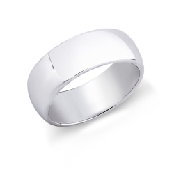 Alliance demi-bombé or blanc 750 confort