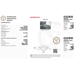 Diamant Certifié IGI  0.31 CT F SI1 2