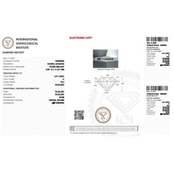 Diamant Certifié IGI 0.51 CT D VS2 2