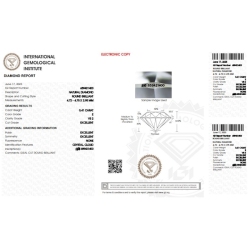 Diamant Certifié IGI 0.41 CT E VS2  2