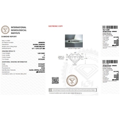 Diamant Certifié IGI  0.40 CT D VS2 2