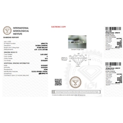 Diamant Certifié IGI  0.40 CT E VS2  2