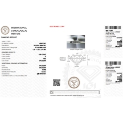 Diamant Certifié IGI 0.30 CT D VS2  2