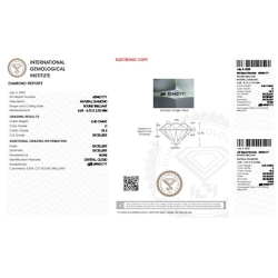 Diamant Certifié IGI 0.40 CT D VS2 2