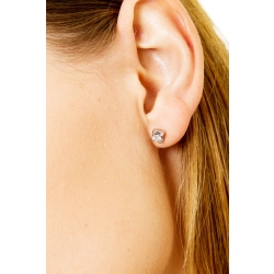 Boucles d'oreilles diamants 0.50 ct en or 18ct 2