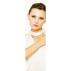 Bracelet personnalisé  LOVE  en or 18 carats et diamants  2