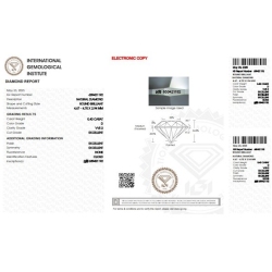 Diamant Certifié IGI  0.40 CT D VVS2 2