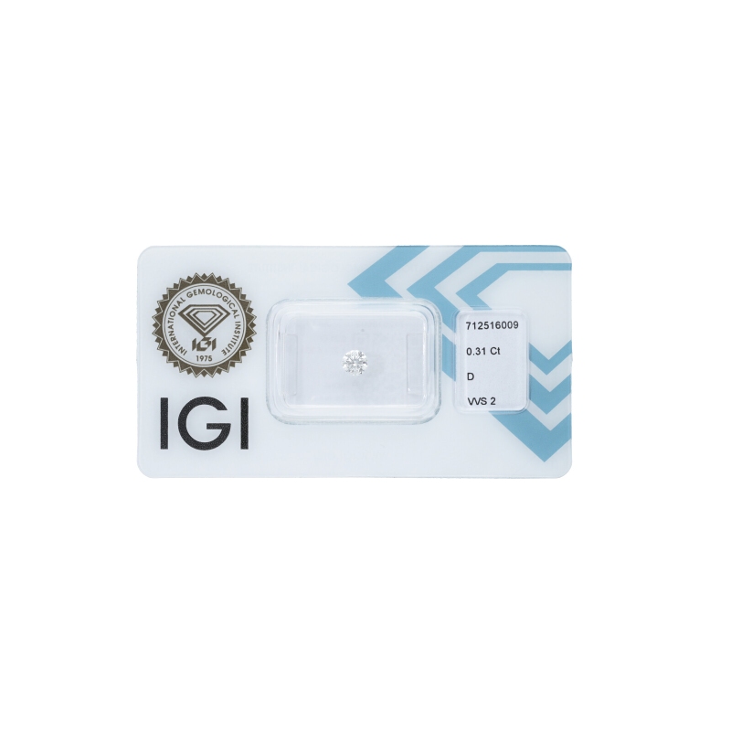 Diamant Certifié IGI 0.31 CT D VVS2