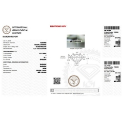 Diamant Certifié IGI 0.31 CT F VS1 2