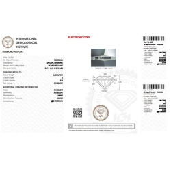 Diamant Certifié IGI  0.50 CT E SI2  2