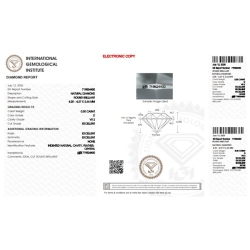 Diamant Certifié IGI 0.30 CT D VS2  2