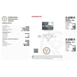 Diamant Certifié IGI   0.30 CT D VS1  2