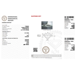Diamant Certifié IGI 0.41 CT F VVS2  2