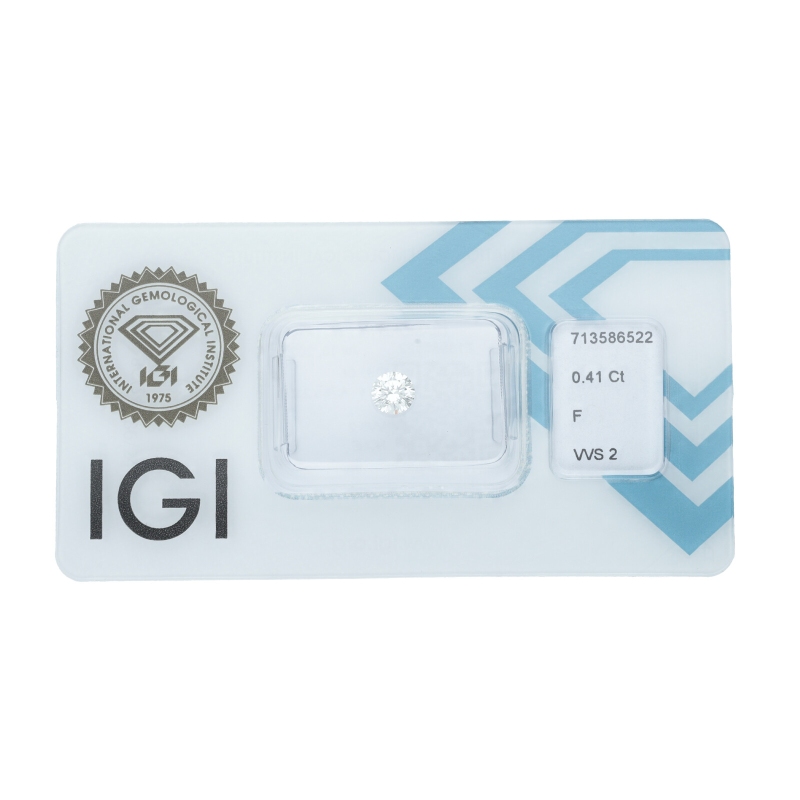 Diamant Certifié IGI 0.41 CT F VVS2 