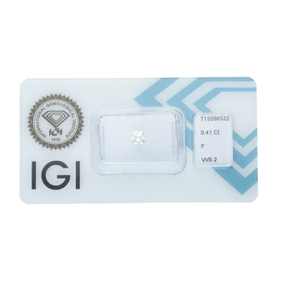 Diamant Certifié IGI 0.41 CT F VVS2 