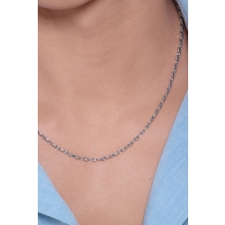 Chaîne or blanc homme 18 carats 2