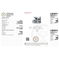 Diamant Certifié IGI  0.42 CT E IF  2