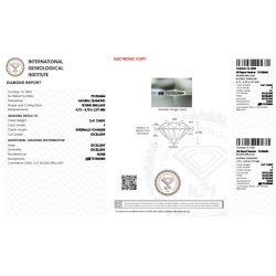 Diamant Certifié IGI  0.41 CT F IF 2
