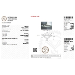Diamant Certifié IGI  0.30 CT D IF 2