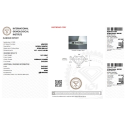 Diamant Certifié IGI  0.31 CT D IF  2