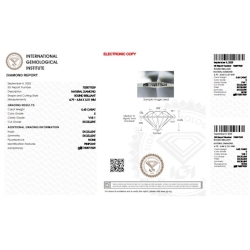 Diamant Certifié IGI   0.43 CT E VVS1 2