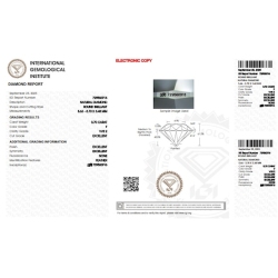 Diamant Certifié IGI   0.70 CT F VVS2 2