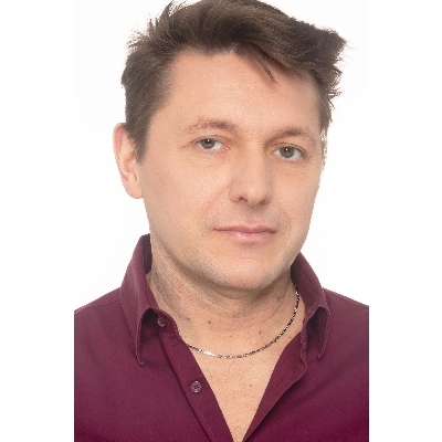 Collier en or blanc 18k à maille byzantine design cm 40