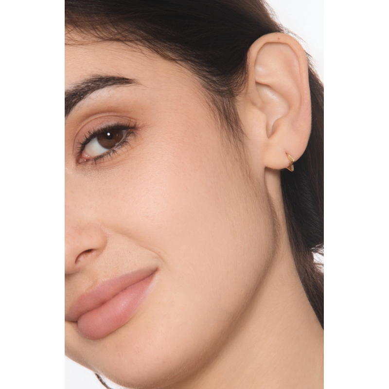 Boucles d’oreilles étoiles en or jaune 18k