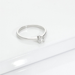 Solitaire Or 18K Diamant 0.30ct